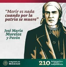 Nace Jose Maria Morelos y PAVON