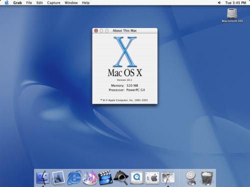 Mac OS X 10.1 Puma