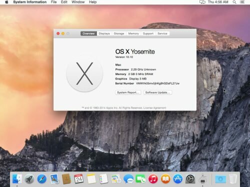 Mac OS X 10.10 Yosemite