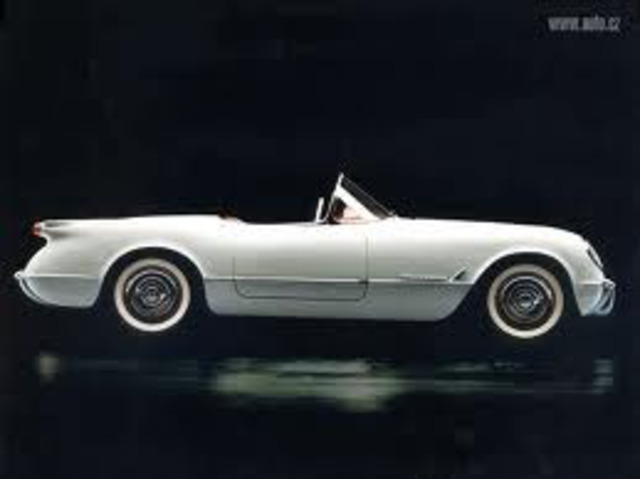 Chevy released the Corvette, a sports car with a fiberglass body with 2 seats.