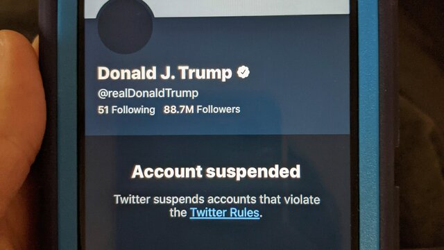 Trump is banned from Twitter