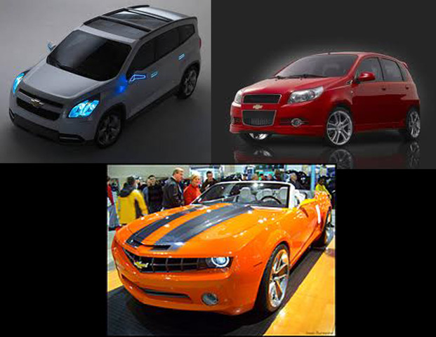 The Daewoo brand was replaced fully by Chevy and all the products rereleased under the Chevy brand with the new releases of the Chevy Camaro, Orlando, and Aveo.
