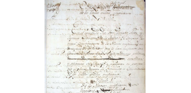 Firma de la Constitución Federal