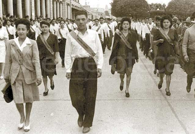 Manifestación Contra el gobierno de Jorge Ubico