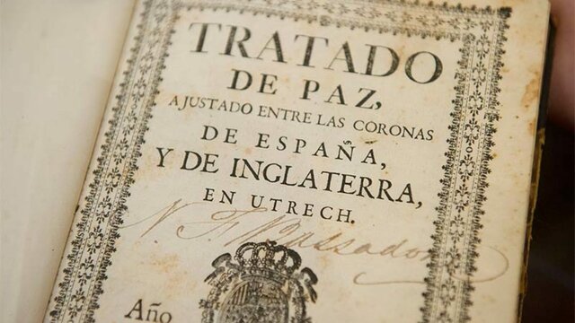 Culmina la guerra con los tratados de Ultrecht