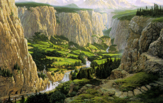 Pages 40-45 : Secret Valley of Rivendell
