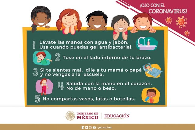 LA SEP CANCELA LAS CLASES PRESENCIALES.