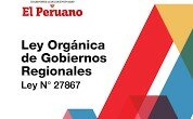 Se aprueba la Ley Orgánica de Gobiernos Regionales