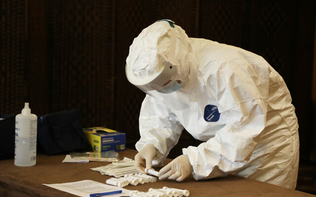 Primer laboratoriode Entomología forense.