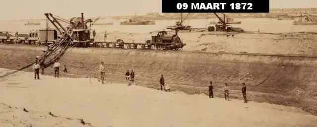 La apertura del canal Nieuwe Waterweg