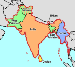 Portion of India