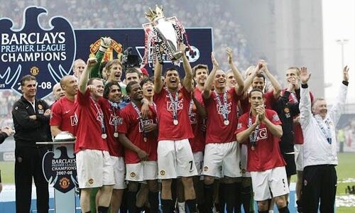 แชมป์ พรีเมียร์ลีก 2007-08 Manchester united