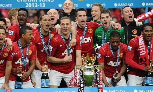 แชมป์ พรีเมียร์ลีก 2012-13 Manchester united