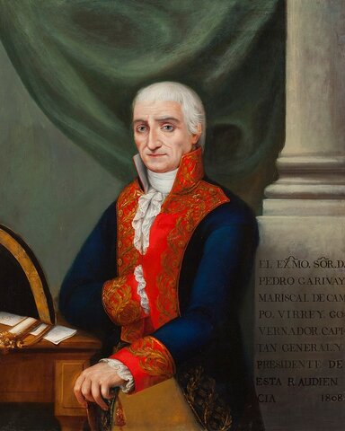 Nombramiento de Pedro Garibay como virrey, sustituyendo a Iturrigaray