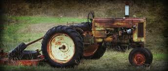 Farms becoming more modern- using tractors