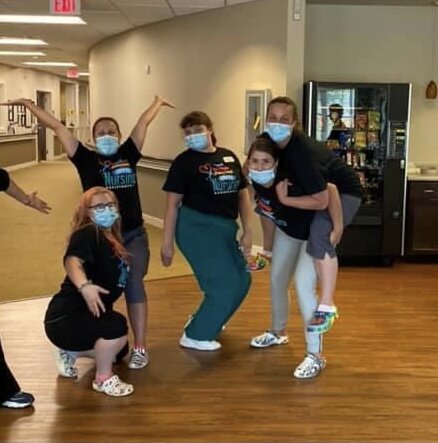 Started working at the Akron Care Center