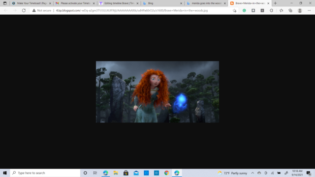 Merida runs off