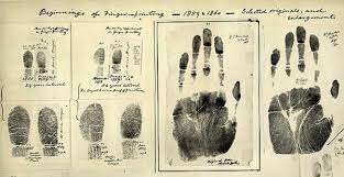 Fingerprints found to be unique - Henry Faulds, William James Herschel and Galton.