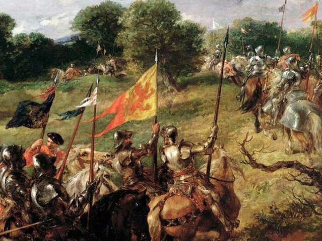 Scots invade England in support of Warbeck.