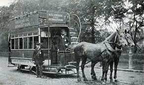 el tranvía de tracción a sangre