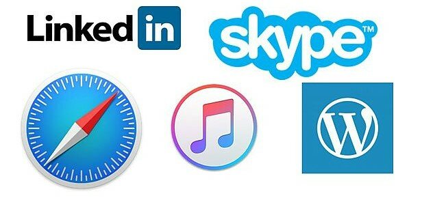 LANZAMIENTO MYSPACE, ITUNES STORE, SAFARI, LINKEDIN Y SKYPE WORDPRESS.
