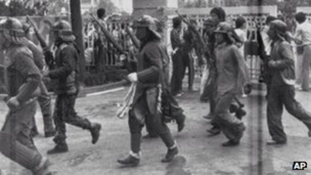 Hundreds died as troops fired