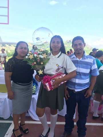 Egresé de la secundaria.