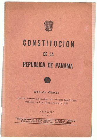 La primera Constitución Política, artículo 147