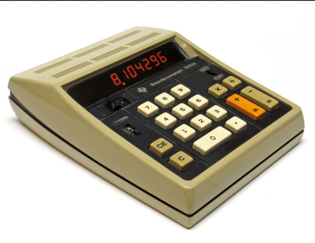 Texas Instruments comes out with their first computer calculator