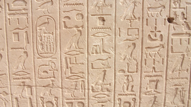 Hiërogliefen uitgevonden Egypte