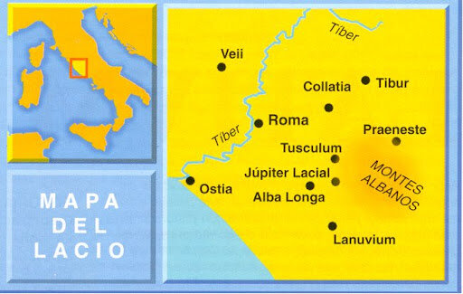 Roma controlava el Lacio