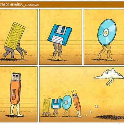 Timeline: EVOLUCIÓN DE LOS MEDIOS DE ALMACENAMIENTO DE LA INFORMACIÓN