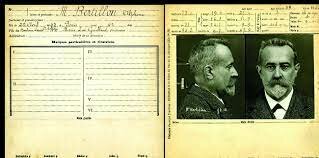 Criminal features reduced to numerical measurements of physical features of bones by Alphose Bertillon.