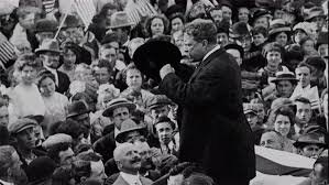 Runs for presidency in Bull-Moose party