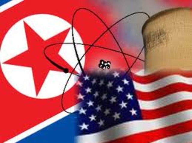 North Korea calls for end to hostile relations with US and vows to strive for nuclear-free Korean peninsula.