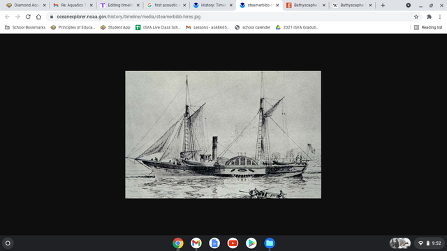 First Acoustic Exploration of the Seas