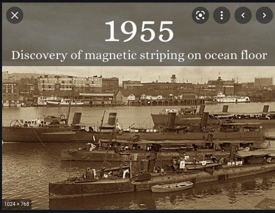 Discovery of Magnetic Striping on Ocean Floor