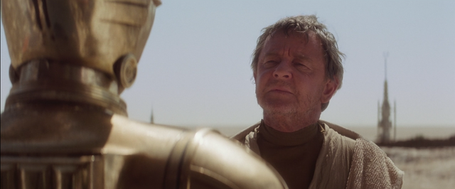 Luke and His Uncle Buy R2 and C-3P0