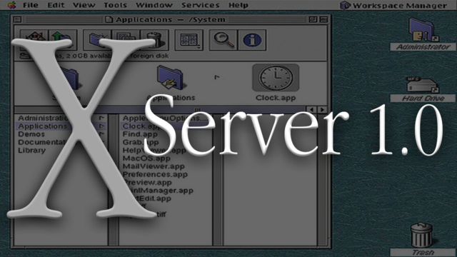 MAC OS X Server 1.0