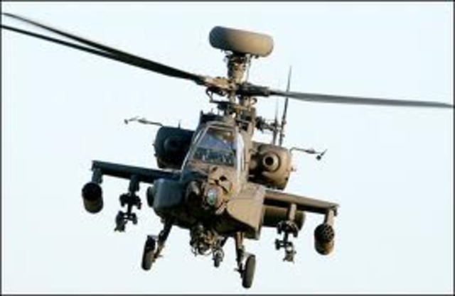 Attack Helicopter Deployed