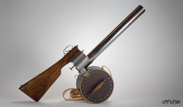 The chronophotographic gun was invented