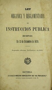 Se crea la Ley Organica de Instruccion Publica
