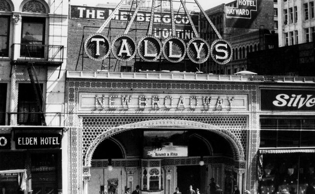 The first electric theater in Los Angeles