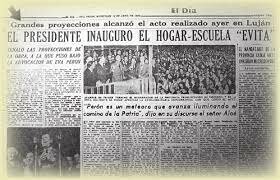 INAGURACIÓN DEL HOGAR ESCUELA EVITA