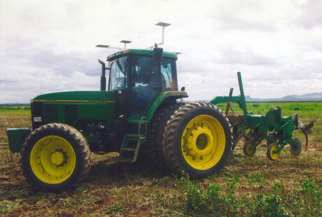 First autosteer tractor