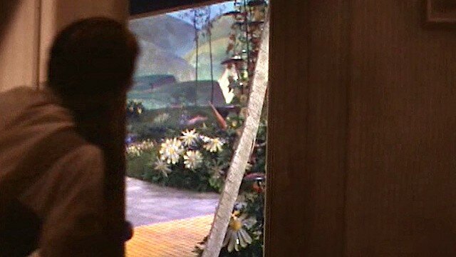Dorthy entering the world of Technicolor