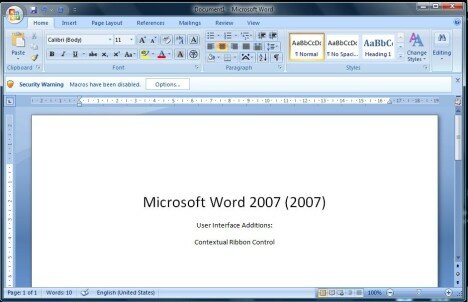 Word 2007