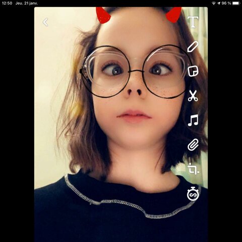 J'ai commencer a porter des lunettes