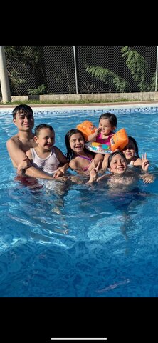 Paseando con mis primos y mis tios