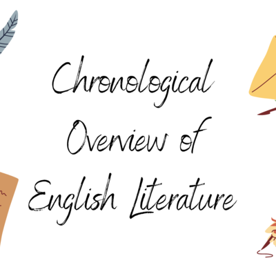 Timeline: Chronological Overview of English Literature.